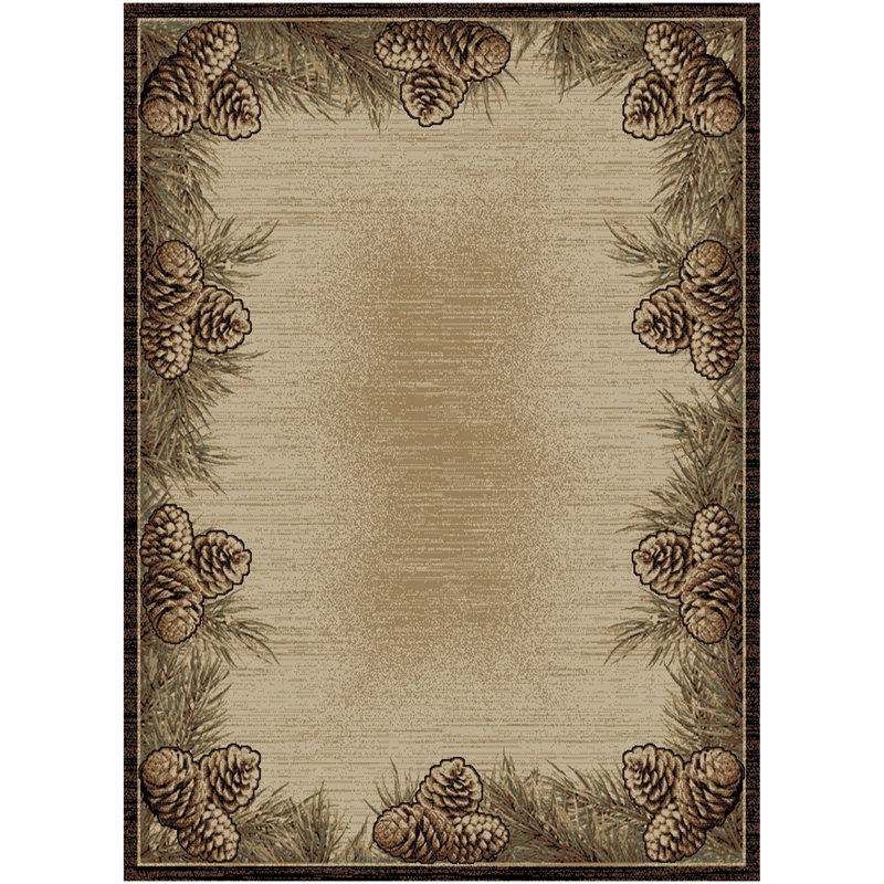 Tapis brun Hearthside Twilight Ridge, Rectangle de 5 pi x 8 pi