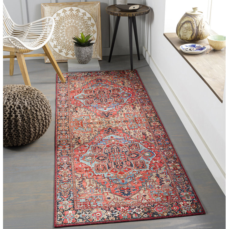 Westbrook Oriental Machine Woven Chenille Area Rug in Light Sky Blue Langley Street Rug Size: Runner 2'7 x 14