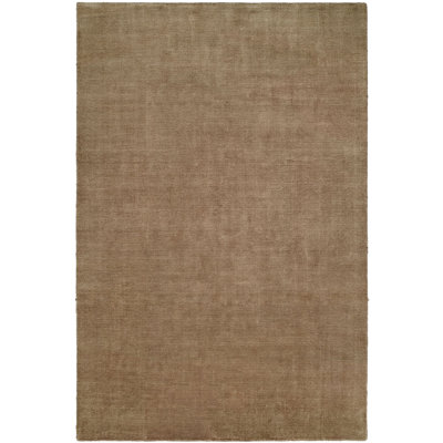 Tapis beige fait à la main