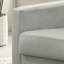 Fauteuil d'appoint en velours gris clair capitonné l 27,5 po-108891763