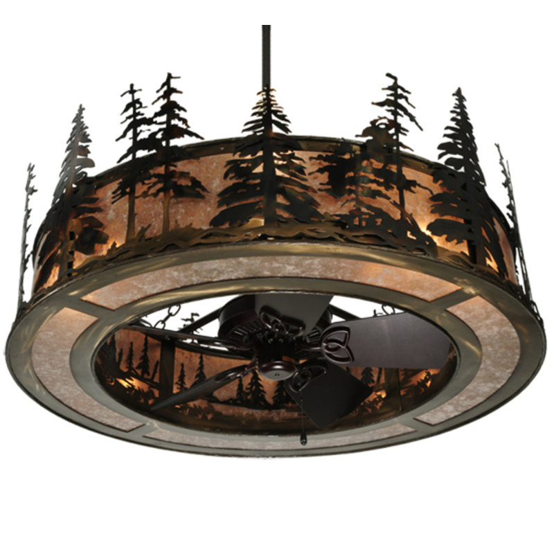 Tall Pines Downrod Ceiling Fan