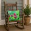 Coussin décoratif trèfle à l'aquarelle Vermont-114457626