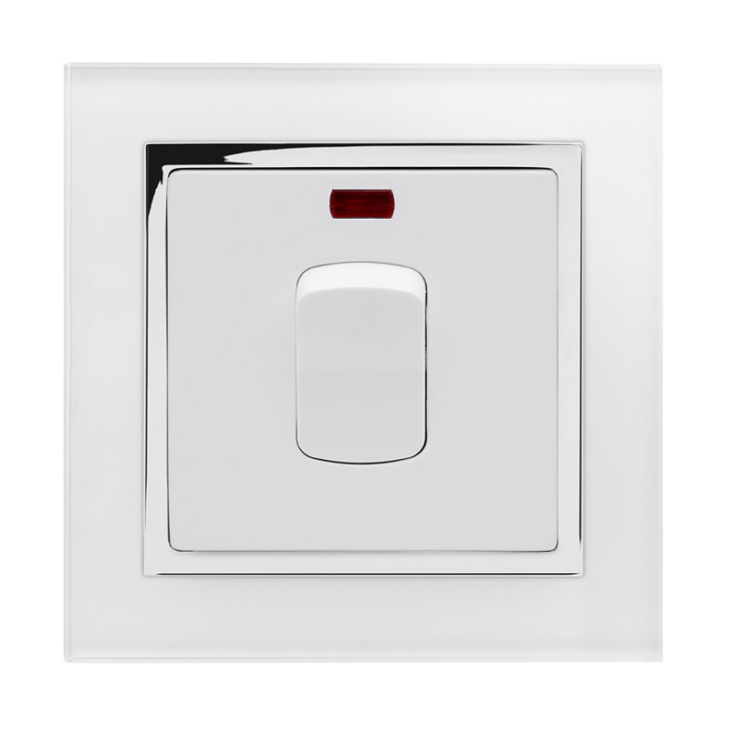 Crystal CT 20A DP Switch With Neon Black, White