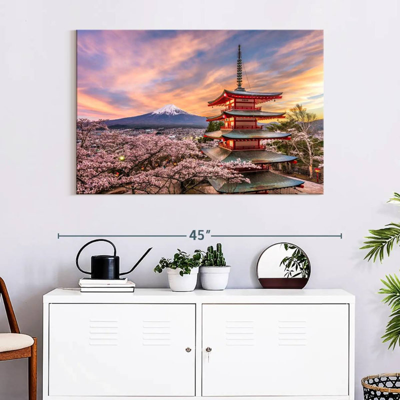 Nicci Chureito Pagoda In Spring
