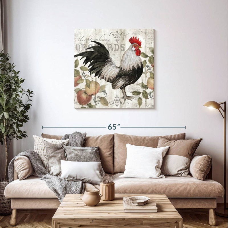 Coq Crowle Orchard, H 36 po x l 36 po