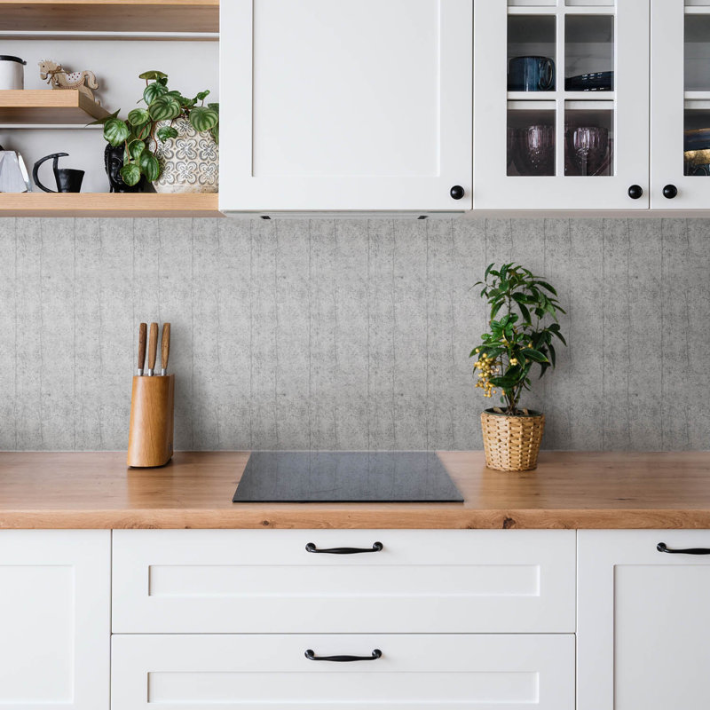Coursey 50x100 cm Pvc Singular Tile in Grey
