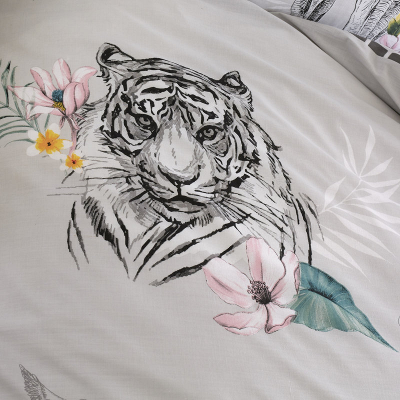 Cotton Blend, Polyester No Pattern Duvet Cover Set with Pillowcases, Double