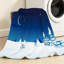 Machine Printed Throw Blanket-132216163