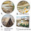 «White and Yellow Daffodils Country Charm», ensemble d'art mural fleurs-107737048-107737049