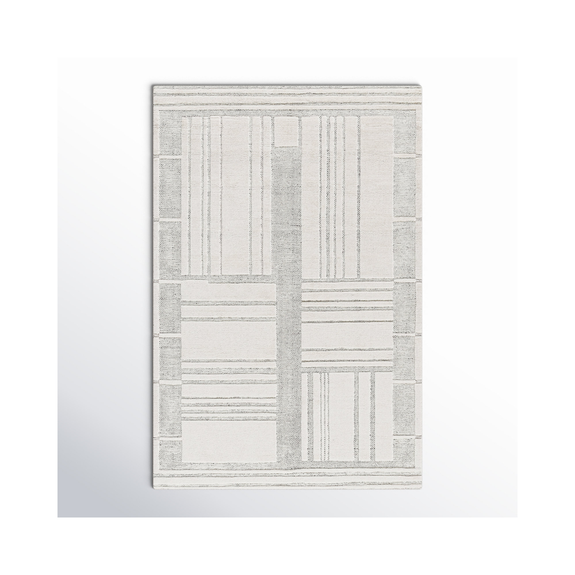 Ronaldo Hand Loomed Wool Rug, Rectangle 2' x 3'
