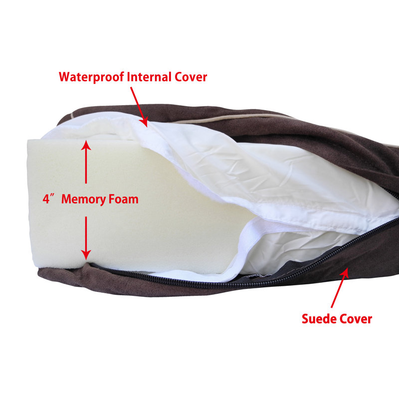 X-Large Blue Orthopedic Elevated Waterproof Pet Bed