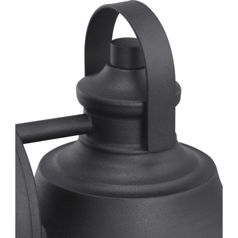 Lanterne murale d'extérieur Vorodan, Noir, 9" H x 9" lx 6.75" d
