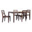 Chaise d'appoint en bois massif Mariann-274811202