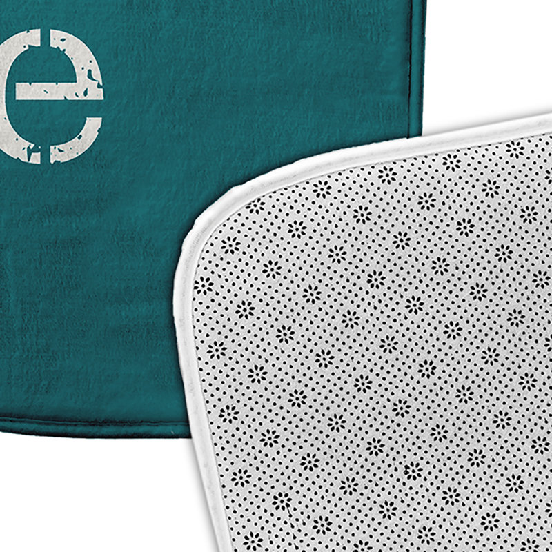 Tapis de bain Beach, L 17 po x L 24 po, Sarcelle