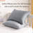 Luxurious Silk Satin Toddler Pillowcases 2-Pack Hidden Zipper 13x18 Inch – Silky Smooth Baby Travel Pillow Covers-115997185