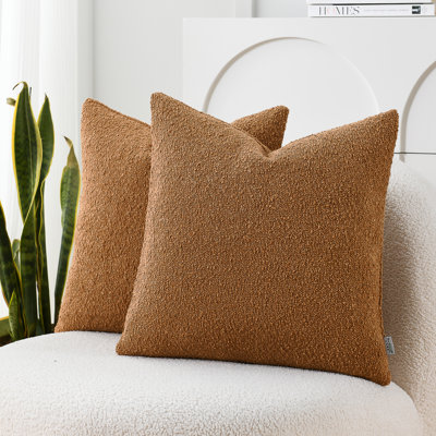 Textured Pillow Covers Textured Boucle Pillow Covers