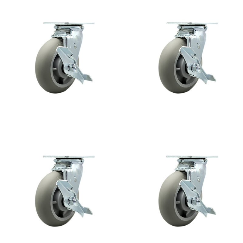 Thermoplastic Rubber Caster