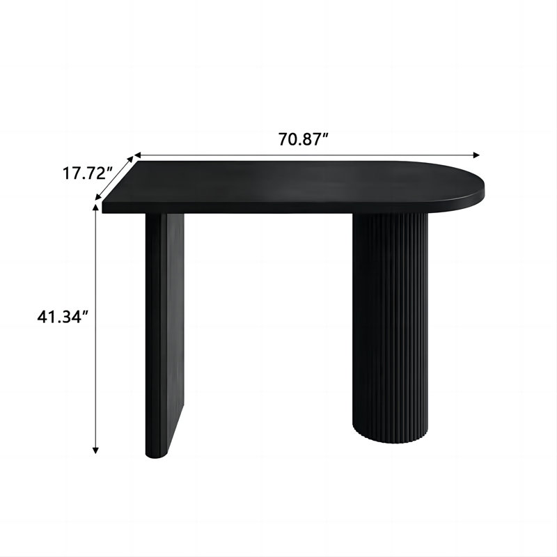 Table de bar Minimalist, H 41,34 po x L 70,87 po x l 17,72 po