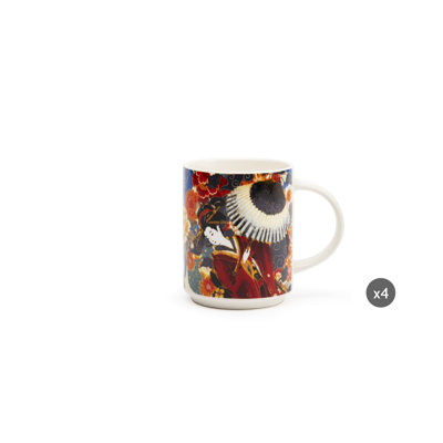 Kimono Porcelain Coffee Mug