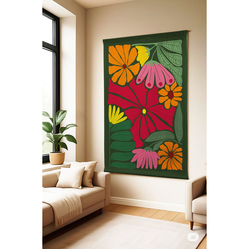 Peinture décorative en polyester, H 47,2 po x l 27,6 po