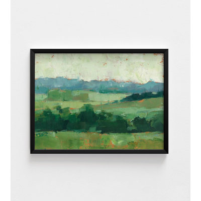 Tree Line Vista I By Ethan Harper, Tree Oil Painting Print,Green Alcide Art,Dark Green Landscape Print,Alcide Painting Print,Framed Wall Art