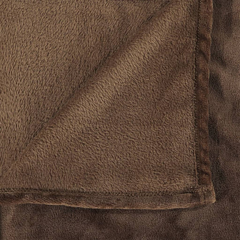 Nashom Throw Blanket, Brown