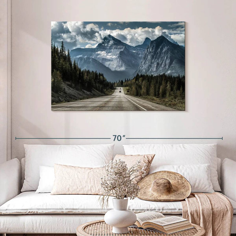 Scène de montagne Mehar Banff, H 30 po x l 45 po