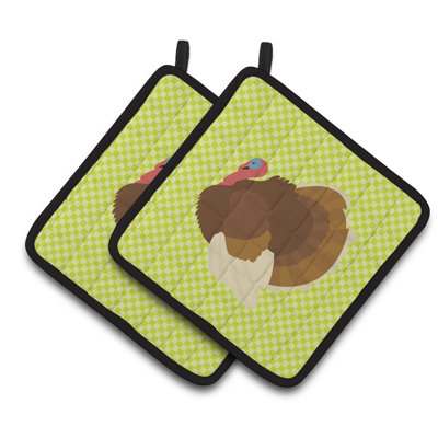 Caroline's Treasures Striped Polyester Potholder