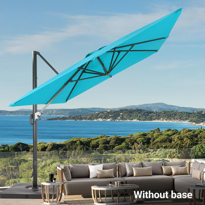 Sereana 11.5' x 9' Rectangular Cantilever Umbrella with Crank Lift