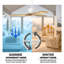 Ventilateurs de plafond 42 po en bois avec lumières et télécommande, ventilateur de plafond réversible avec 3 couleurs et 6 vitesses-122753077