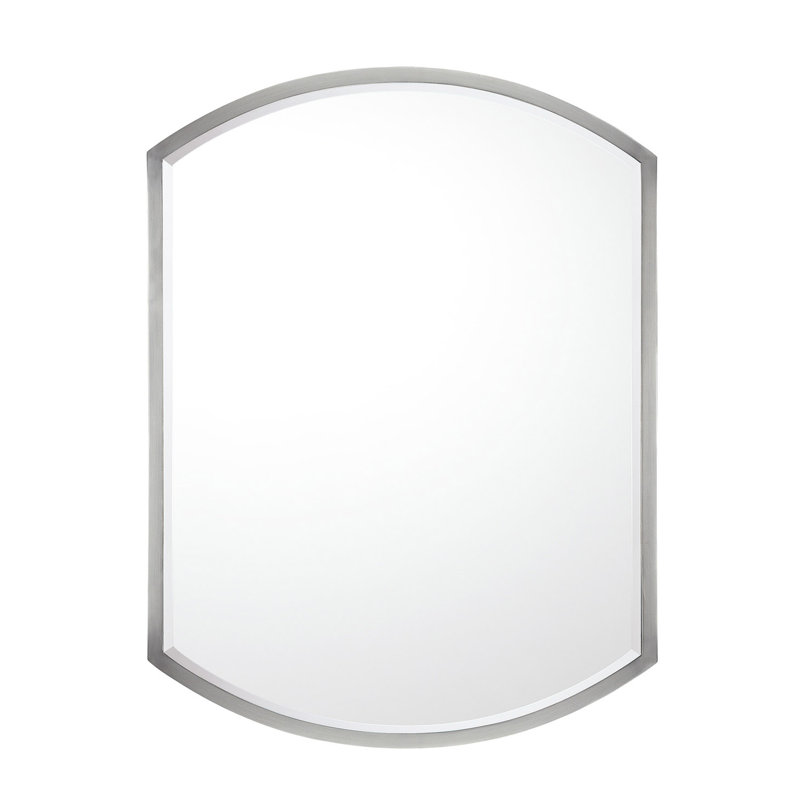 Miroir mural Nelms, Nickel mat