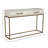 Venissa 55" Wide Mahogany Console Table, Cream