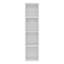 Armoire murale Cale, 4 tablettes, blanc