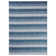 Nicole Miller New York Patio Country Charlotte Modern Striped Indoor/Outdoor Area Rug, Aqua/Ivory