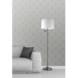 Evchen 57.44'' Antique Pewter Swing Arm Floor Lamp