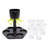 Brethauer-Downing Liquor Shot Dispenser And Pourer Set With Individual Stoppers