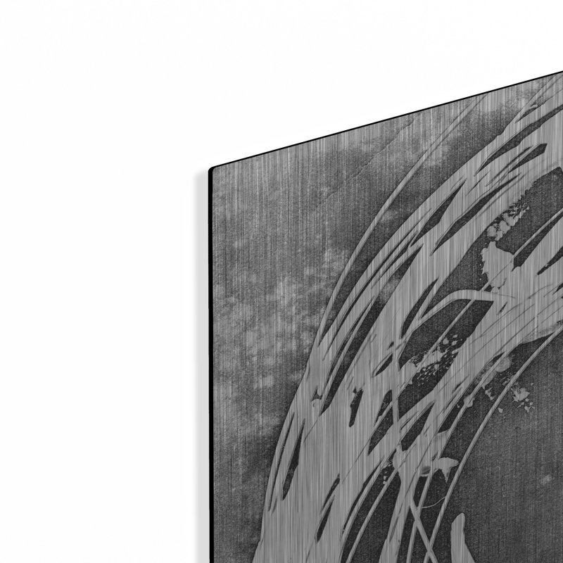 «Three-sixty 2» par Ethan Harper, art mural en métal, H 36 po x l 36 po
