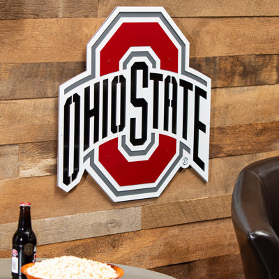 Ohio State University Layered Metal Wall Art
