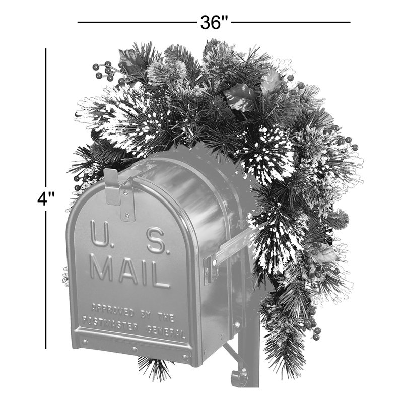 Ornement de boîte aux lettres 36 po