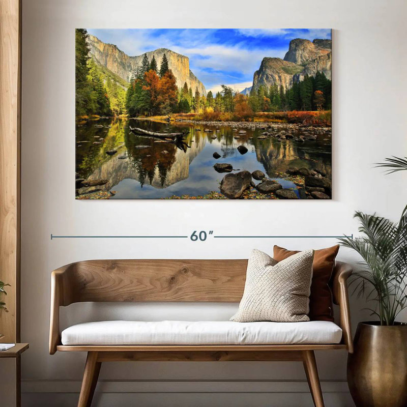 Paysage de la rivière Alvord Merced, H 34 po x l 51 po