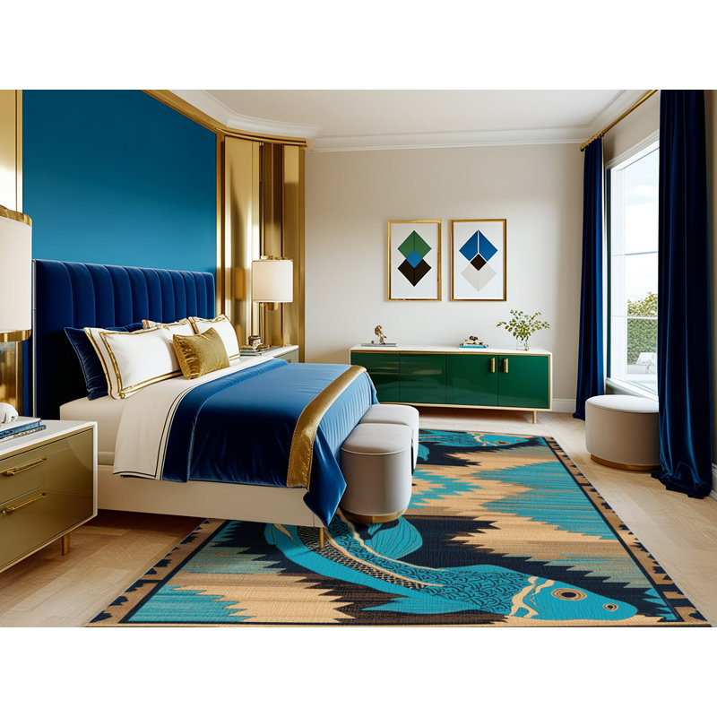 Tapis sud-ouest Ginoi Six, Rectangle 4pi x 6 pi