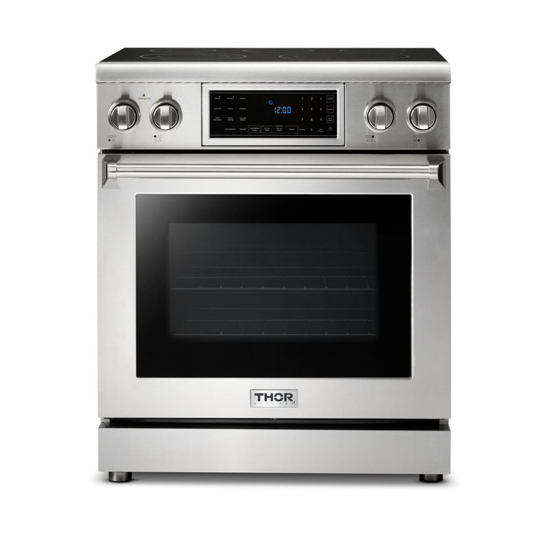 Thor Kitchen 30" 4.55 Cubic Feet Electric Free Standing Range with Radiant Cooktop
