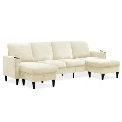 4 Seat Comfy Modular Sofa Couch