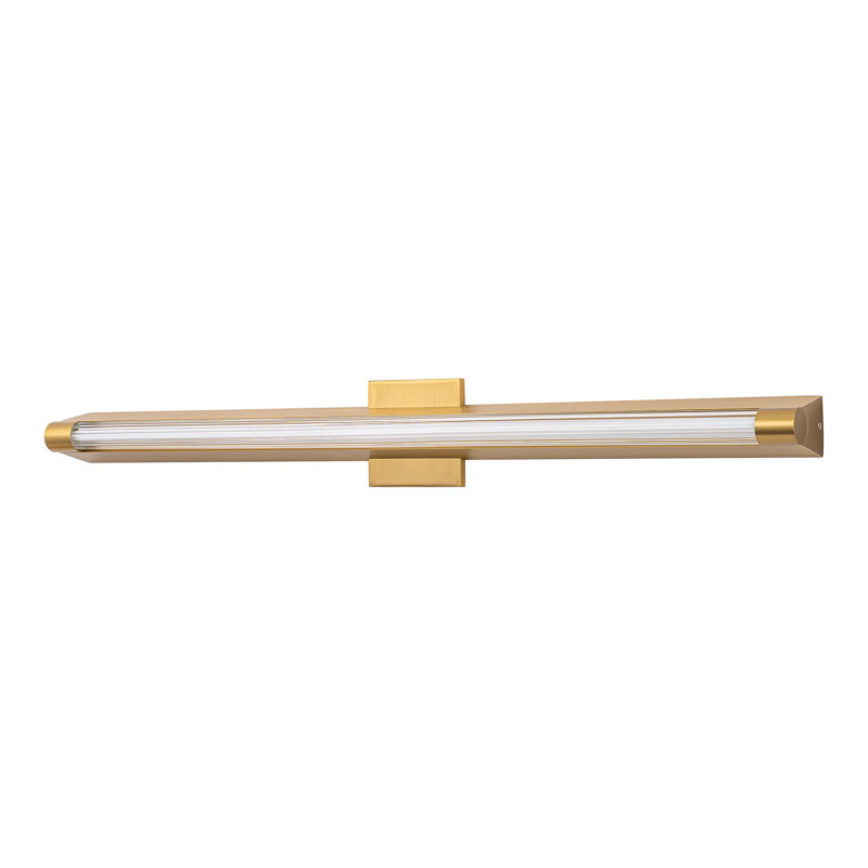 Maxe 36-in Gold Dimmable LED Vanity Light, Gold, 36-in