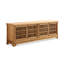 Meuble audio-vidéo avec rangement fermé en bois massif Oriental