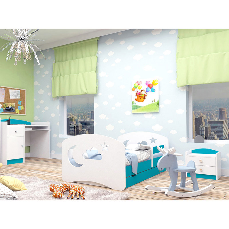 Natividad Cabin Bed with Storage Included, Blue