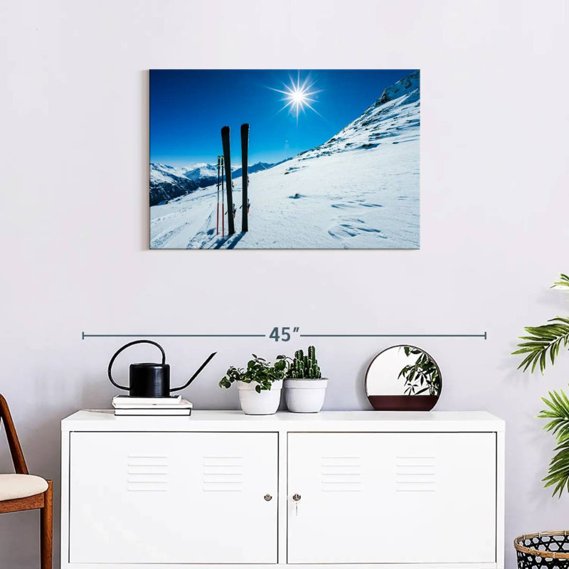 Sireci Sunlit Ski Slope, 20" H x 30" W
