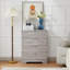 Armoire d'appoint avec 4 tiroirs, grandes armoires de rangement modernes-937212550