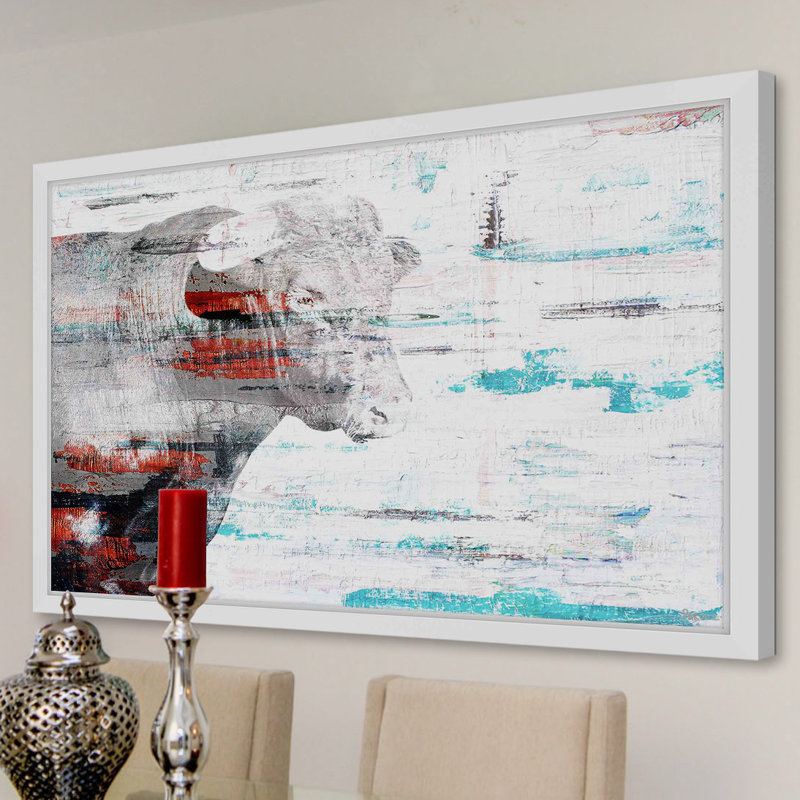 Parvez Taj - Single Picture Frame Painting, 61cm H x 91cm W x 3.81cm D
