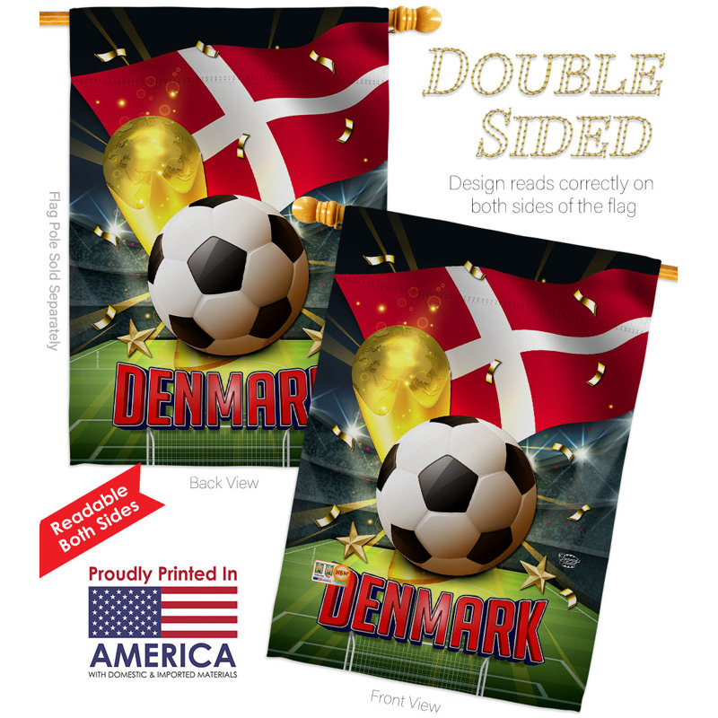 Jarome Double Sided Polyester Garden flag, 40" H x 28" W
